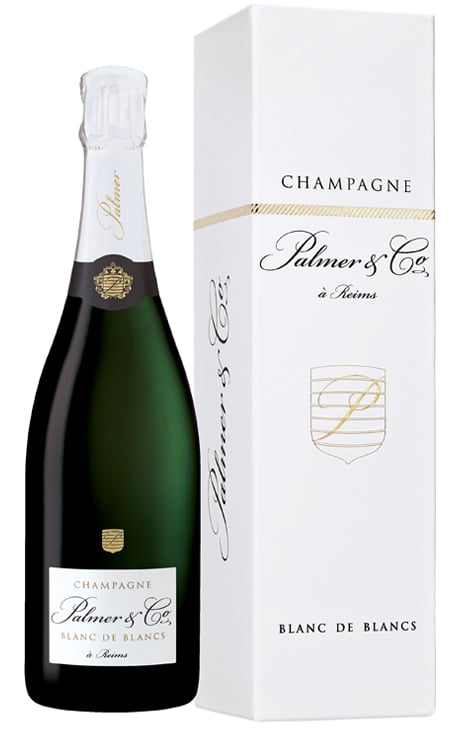 Palmer co Blanc de Blancs bouteille étui - Champmarket