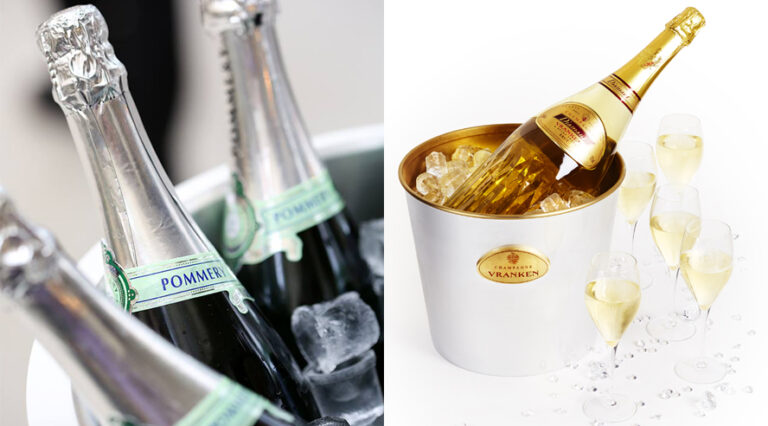 The ideal temperature for drinking champagne?