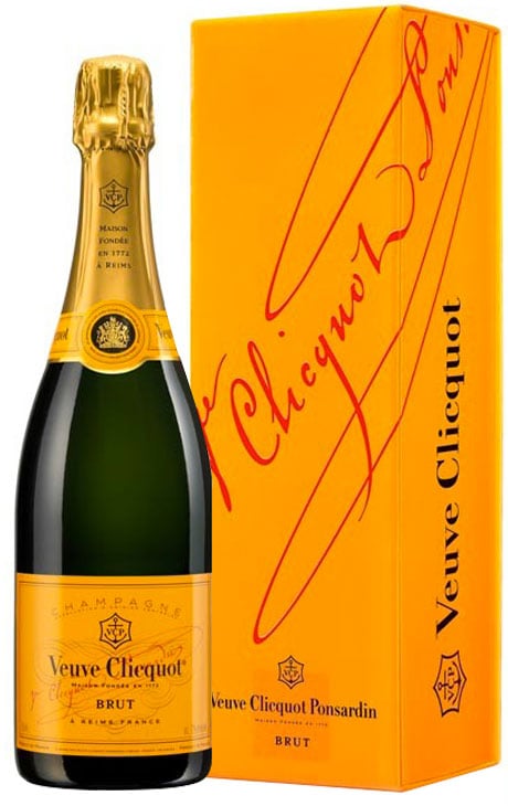 Champagne Veuve Clicquot Brut Carte Jaune Bouteille avec étui - Champmarket