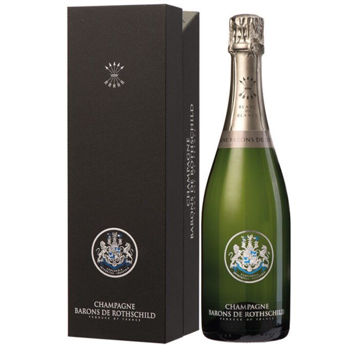 Champagne Barons de Rothschild Blanc de Blancs bouteille avec coffret - Champmarket