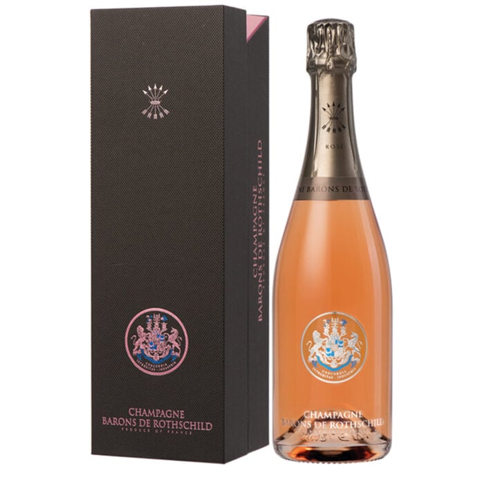 Champagne Barons de Rothschild Rosé bouteille avec coffret - Champmarket