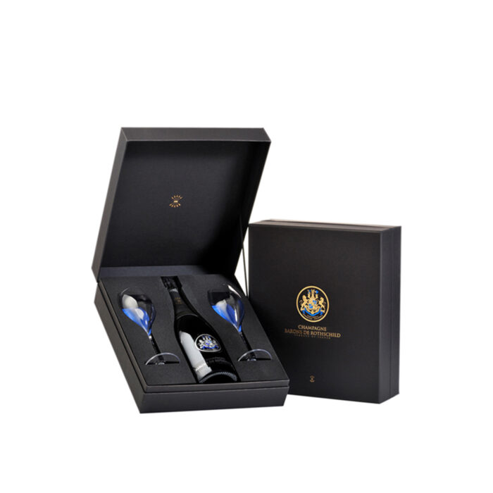 Champagne Barons de Rothschild Extra Brut Coffret Tête à tête 2 bouteilles - Champmarket