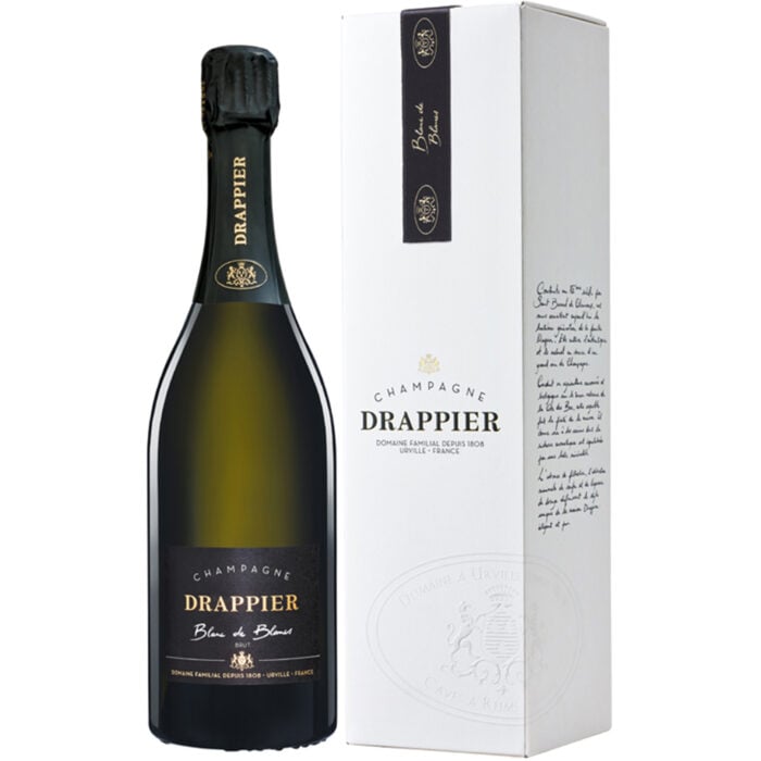 Champagne Drappier Blanc de Blancs bouteille avec étui - Champmarket