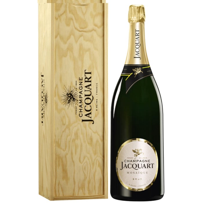Champagne Jacquart Mosaïque Brut Jéroboam Caisse Bois - Champmarket