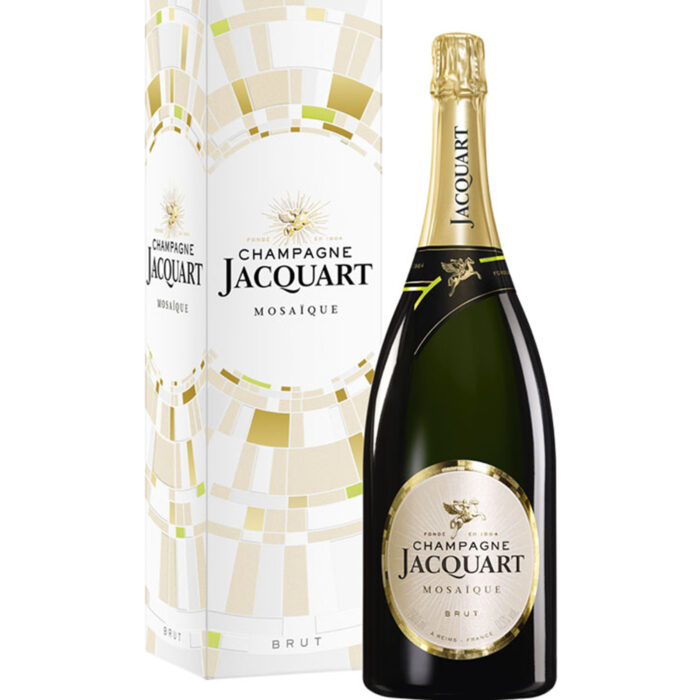 Champagne Jacquart Mosaïque Brut bouteille avec étui - Champmarket