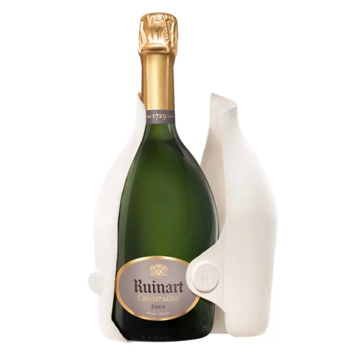 Champagne Ruinart R Bouteille avec Étui Seconde Peau - Champmarket