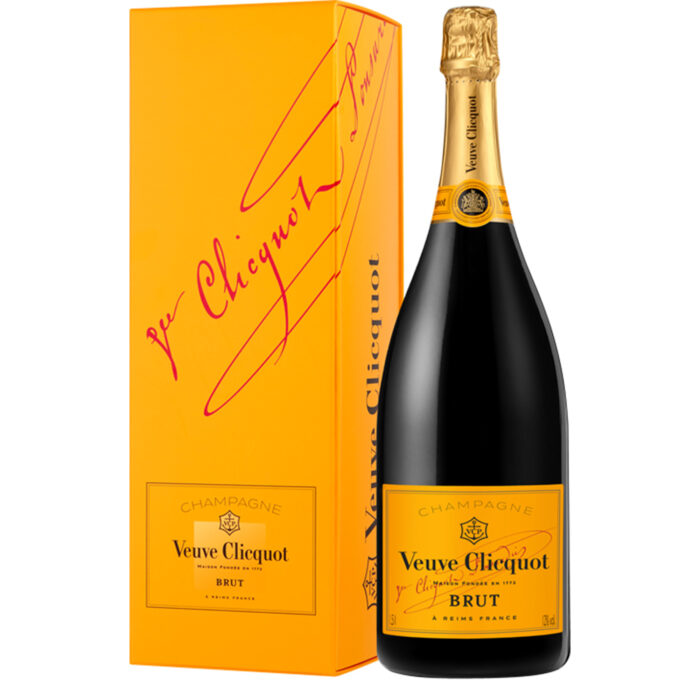 Champagne Veuve Clicquot Brut Carte Jaune Magnum avec étui - Champmarket