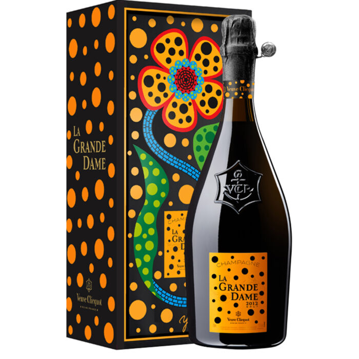 Champagne Veuve Clicquot La Grande Dame Brut 2012 Yayoi Kusama edizione limitata bottiglia - Champmarket