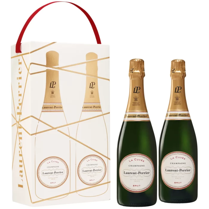 Champagne Laurent-Perrier La Cuvée Coffret 2 Bouteilles - Champmarket