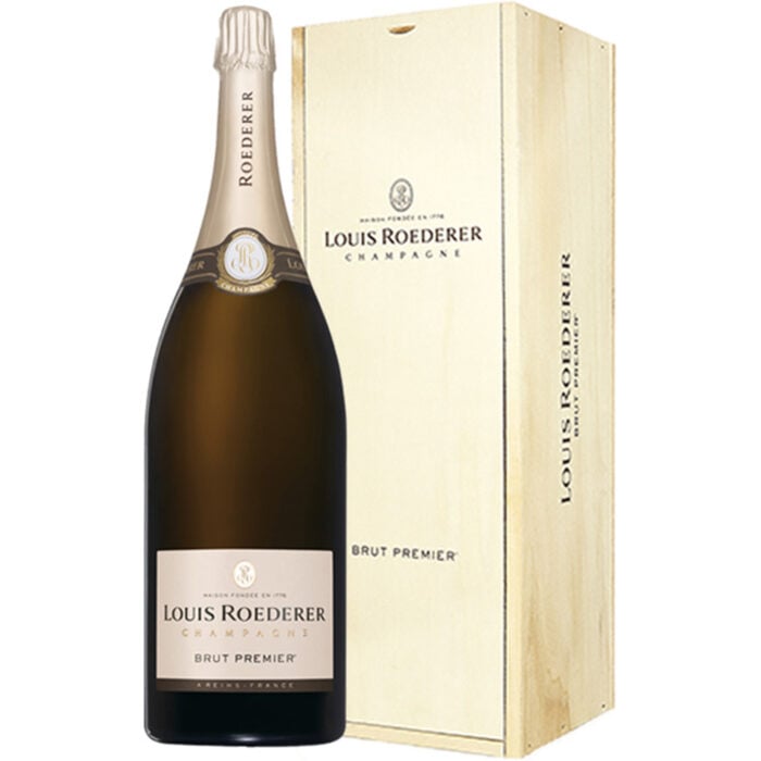 Champagne Louis Roederer Brut Premier Jéroboam avec Caisse Bois - Champmarket