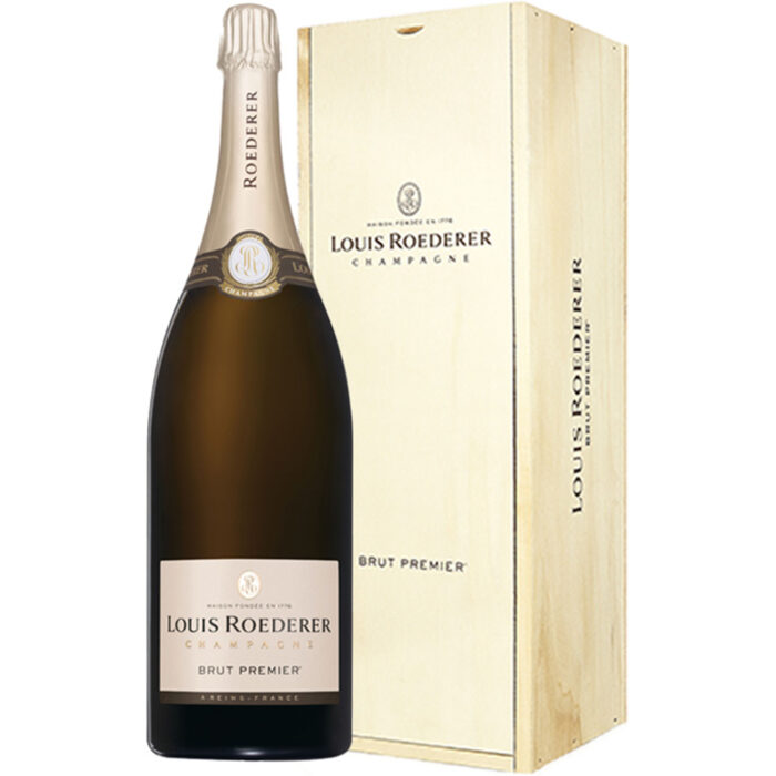 Champagne Louis Roederer Brut Premier Mathusalem con box di legno - Champmarket