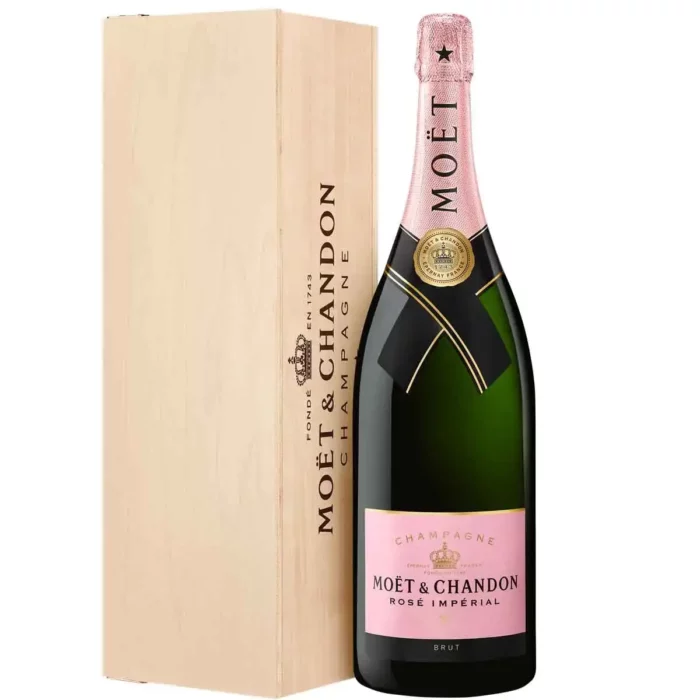 Champagne Moët & Chandon Rosé Imperial Jéroboam Caisse Bois - Champmarket