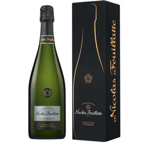 Champagne Nicolas Feuillatte Collection Vintage Blanc de Blancs 2014 Bouteille avec étui - Champmarket