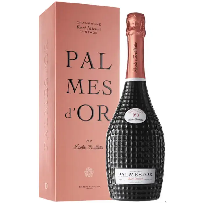 Champagne Nicolas Feuillatte Palmes d'Or Rosé Intense Vintage 2008 Bouteille avec coffret - Champmarket