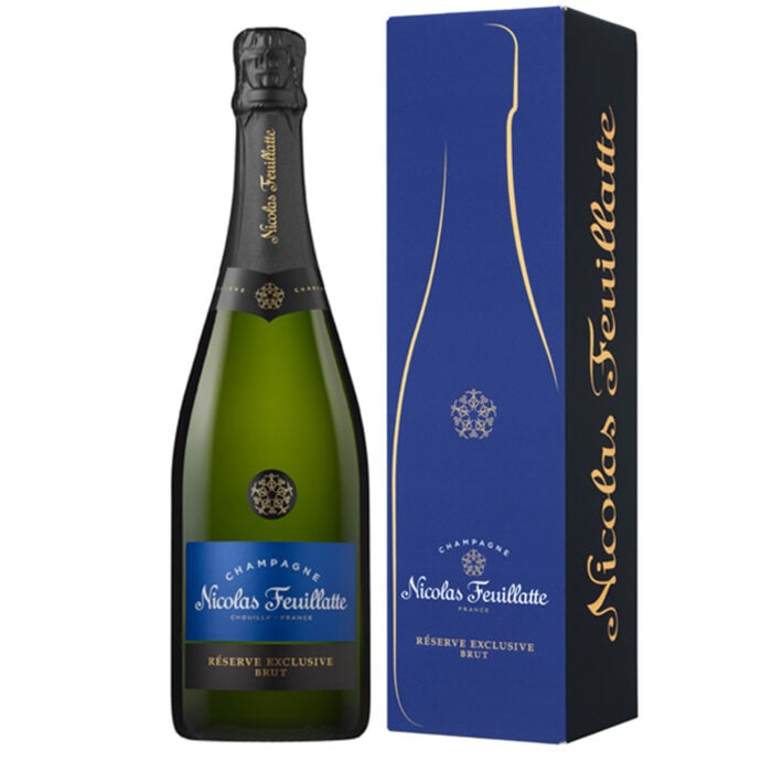 Champagne Nicolas Feuillatte Réserve Exclusive Brut Bottiglia con astuccio - Champmarket