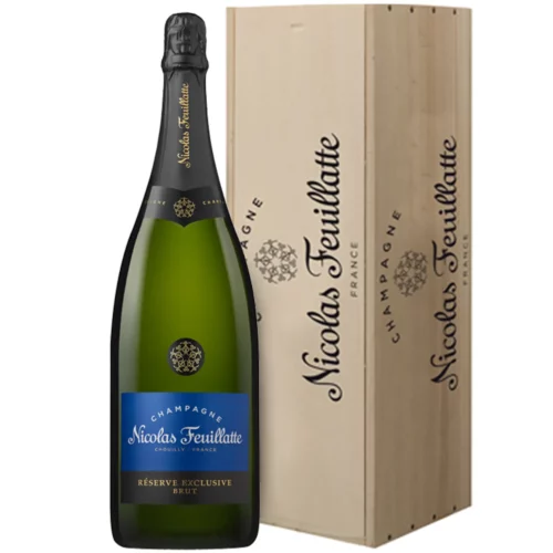 Champagne Nicolas Feuillatte Réserve Exclusive Brut Jéroboam avec Caisse Bois - Champmarket