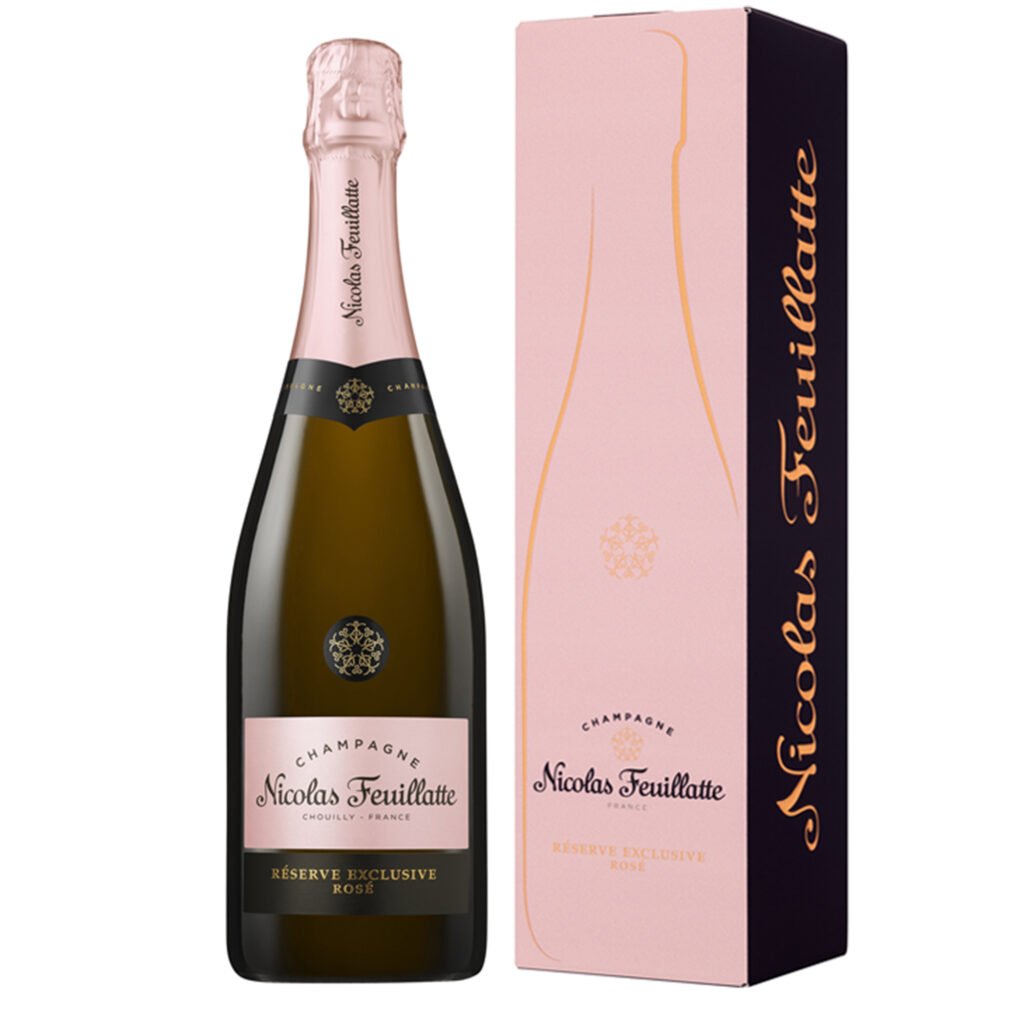 Champagne Nicolas Feuillatte Réserve Exclusive Rosé Bouteille avec étui - Champmarket