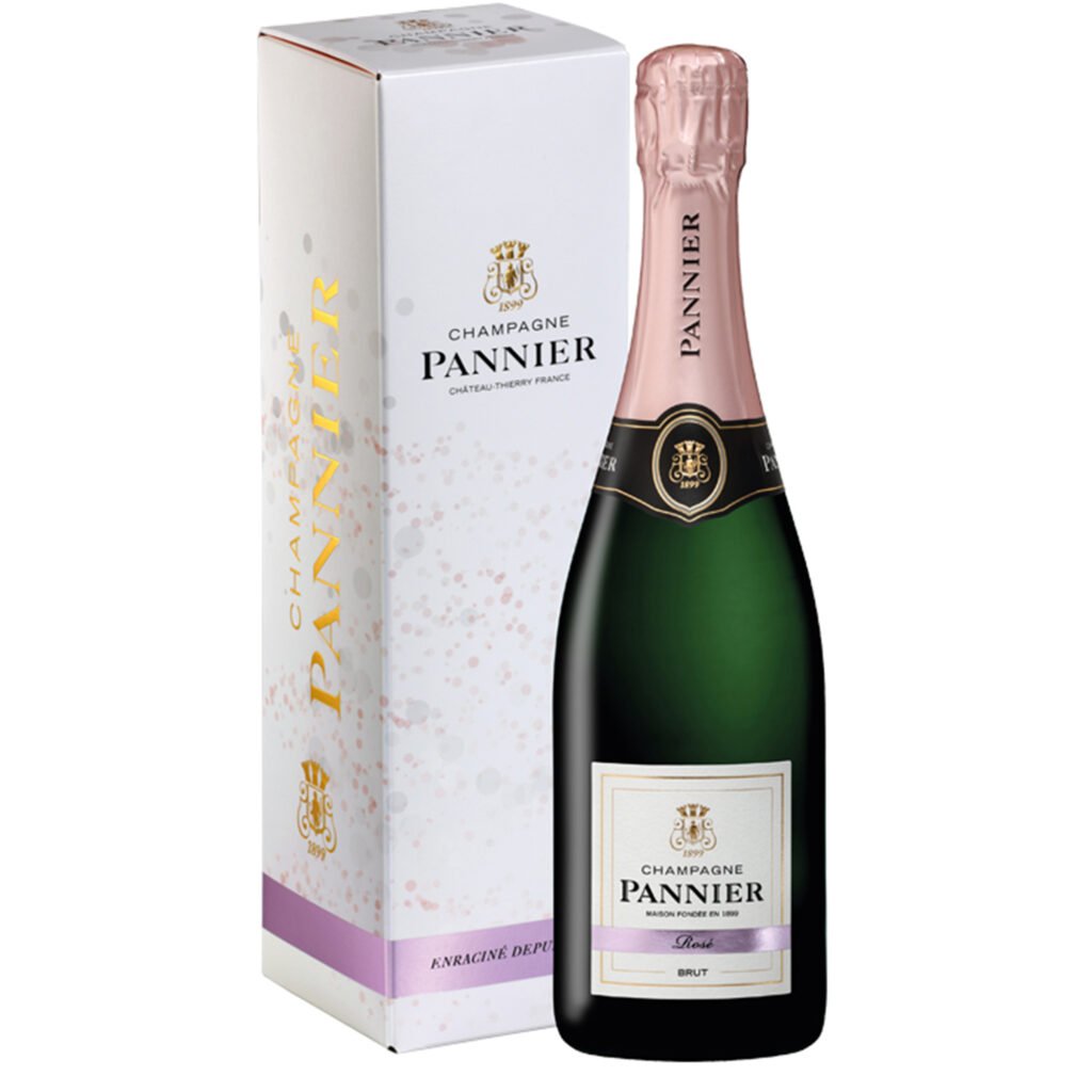 Champagne Pannier Brut Rosé Bouteille avec étui - Champmarket