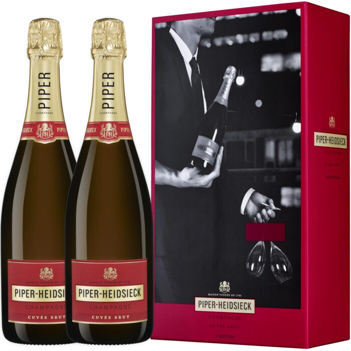 Champagne Piper-Heidsieck Cuvée Brut Coffret Duopack 2 Bouteilles - Champmarket