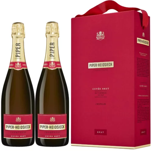 Champagne Piper-Heidsieck Cuvée Brut Coffret Duopack 2 Bouteilles - Champmarket