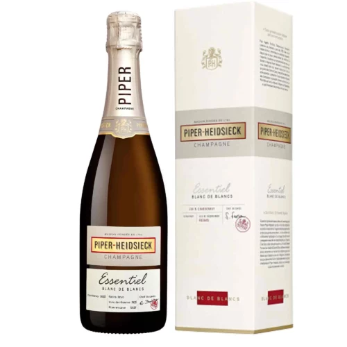 Champagne Piper-Heidsieck Essentiel Blanc de Blancs Extra Brut Bouteille avec étui - Champmarket