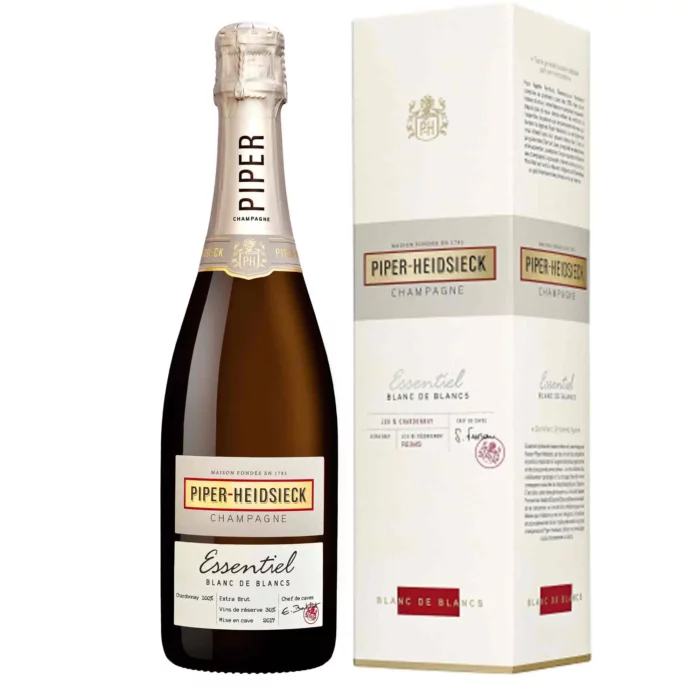 Champagne Piper-Heidsieck Essentiel Blanc de Blancs Extra Brut Bouteille avec étui - Champmarket