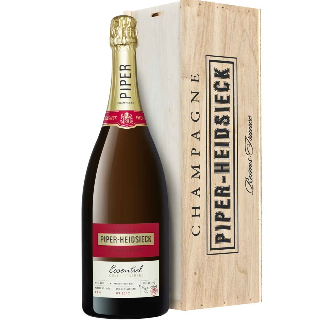 Champagne Piper-Heidsieck Essentiel Extra Brut Magnum avec Coffret Bois - Champmarket