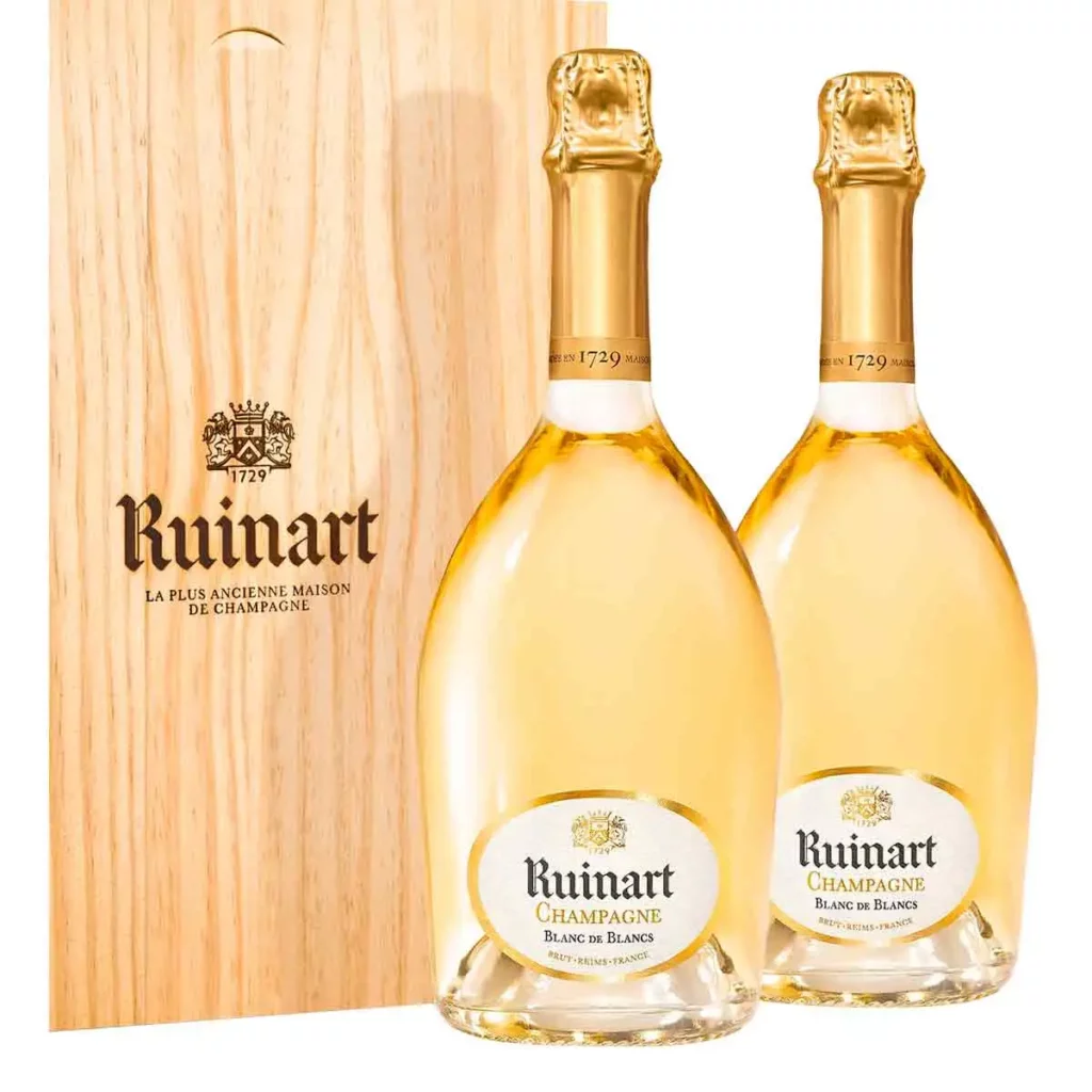 Champagne Ruinart Blanc de Blancs Coffret Duo 2 Bouteilles - Champmarket