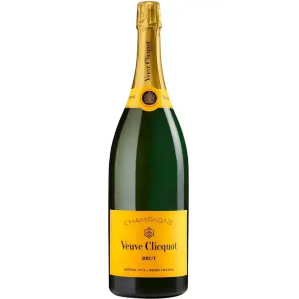 Veuve Clicquot Brut Carte Jaune Jeroboam Wooden Case - Champmarket