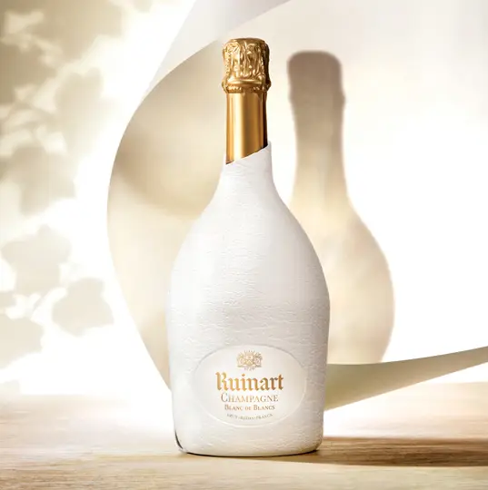 Champagne Ruinart Blanc de Blancs second skin case - Champmarket