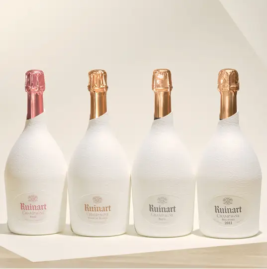 Ruinart Champagne second skin range - Champmarket