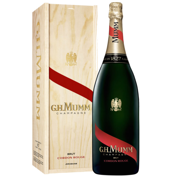 Champagne Mumm Cordon Rouge Brut Jeroboam con box di legno - Champmarket