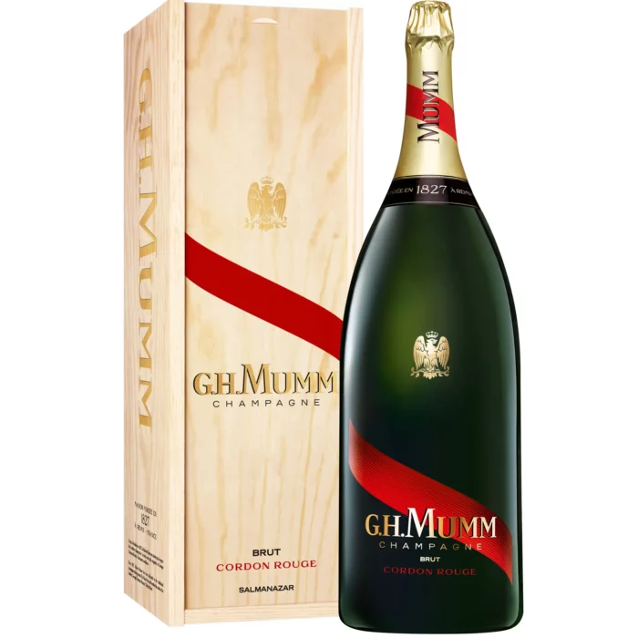 Champagne Mumm Cordon Rouge Brut Salmanazar avec coffret bois - Champmarket