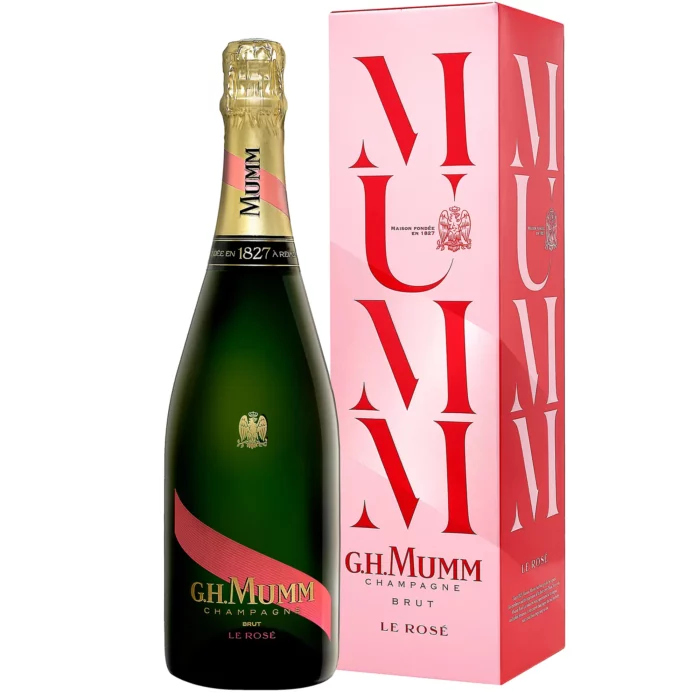 Champagne Mumm Le Rosé bouteille avec étui - Champmarket