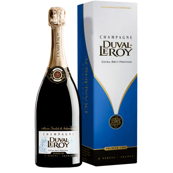 Champagne Duval-Leroy Prestige Extra Brut Bouteille avec étui - Champmarket