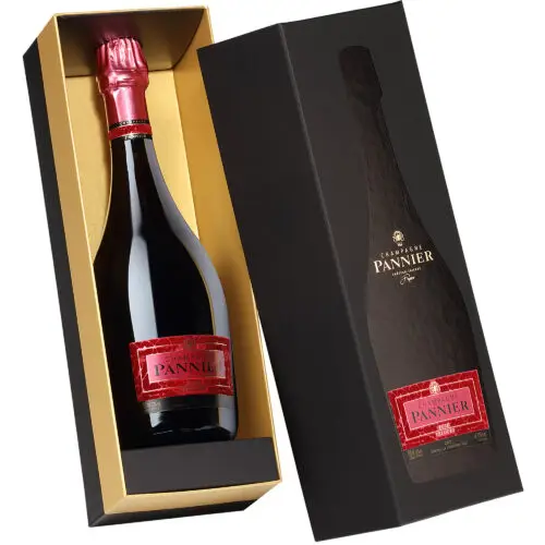 Champagne Pannier Rosé Velours Bouteille avec coffret - Champmarket