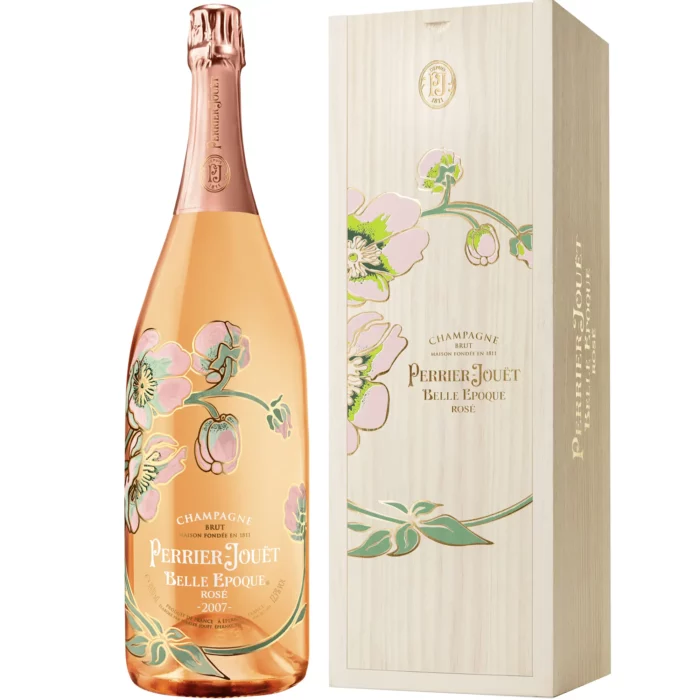 Champagne Perrier-Jouët Belle Époque Rosé Millésimé 2007 magnum avec coffret bois - Champmarket