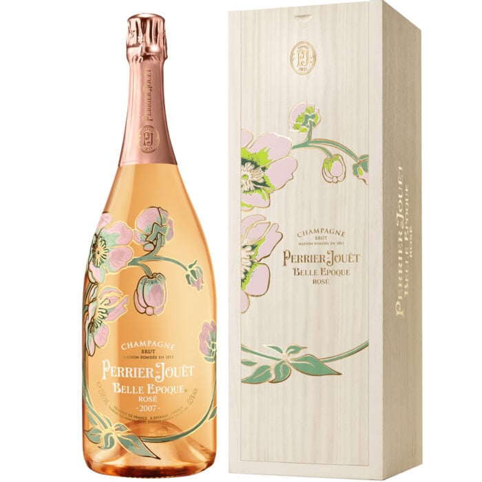 Champagne Perrier-Jouët Belle Époque Rosé Vintage 2007 magnum con box di legno - Champmarket