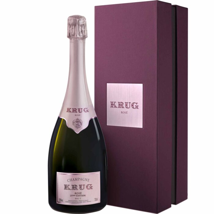 Champagne Krug Rosé 25a Edition Bottiglia con box - Champmarket