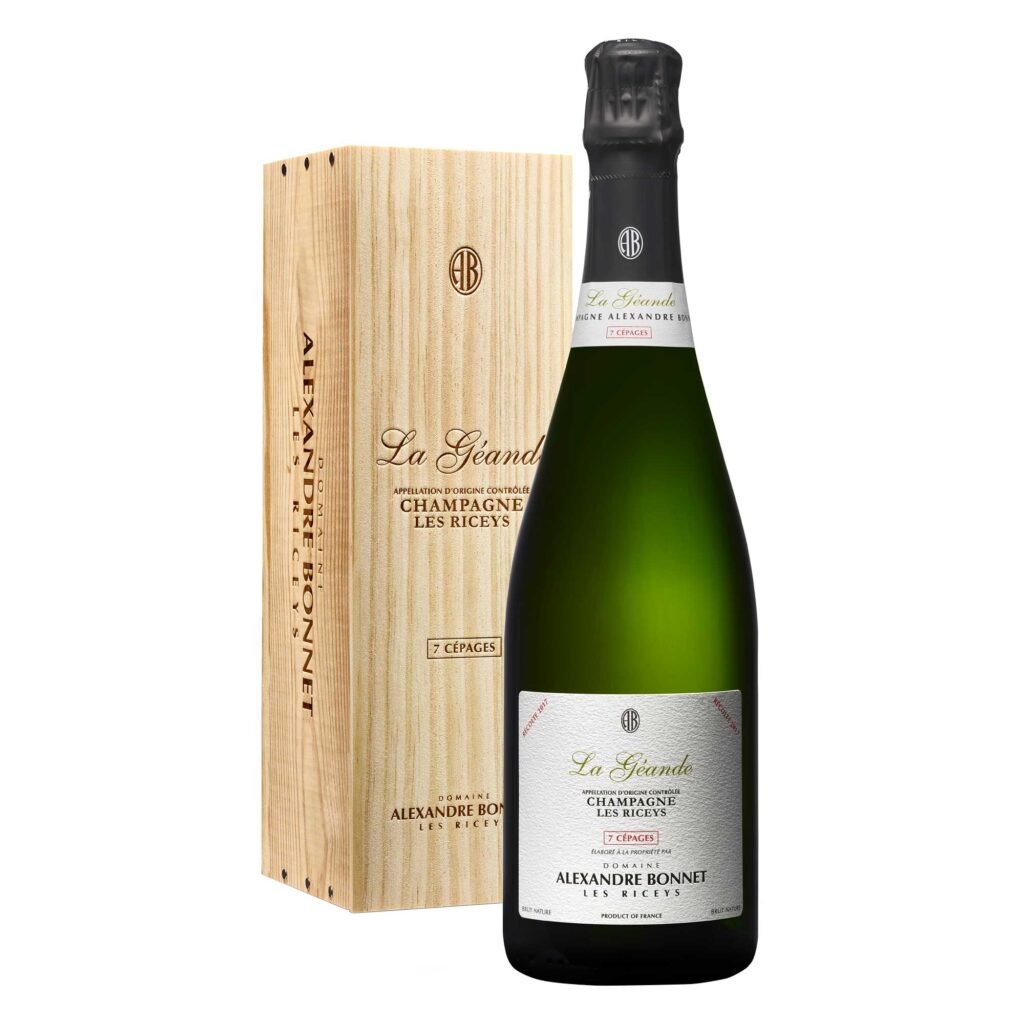 Champagne Alexandre Bonnet La Géande 7 cépages Bouteille avec coffret bois - Champmarket