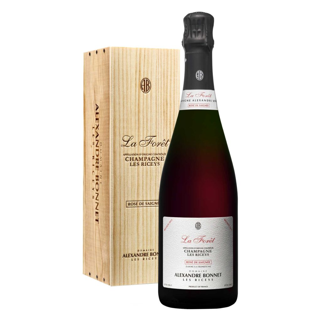 Champagne Alexandre Bonnet La Forêt Rosé de Saignée Bouteille avec coffret bois - Champmarket