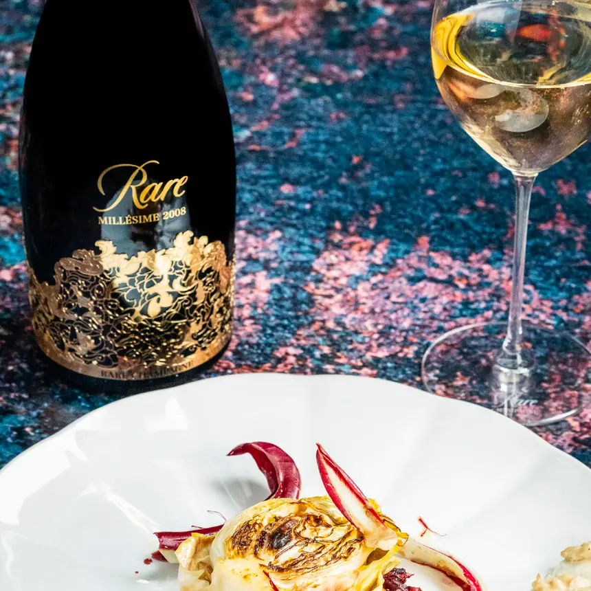 Accord parfait Plat avec le champagne Rare Millésime 2008 - Magazine Champmarket