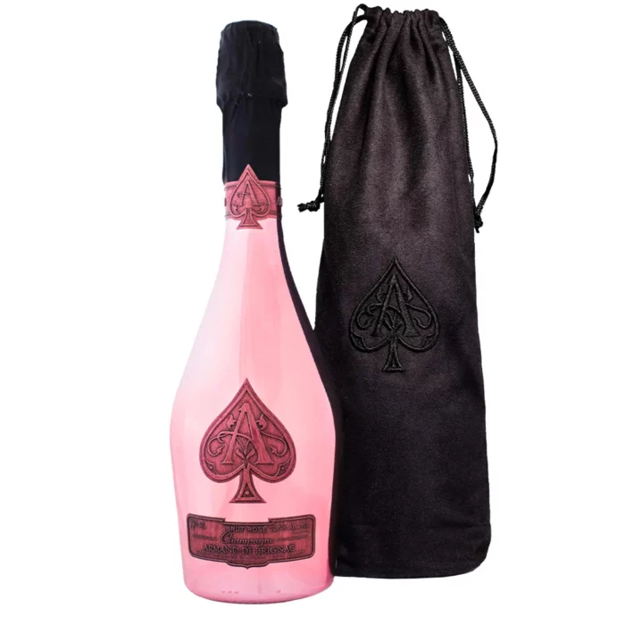 Champagne Armand de Brignac Rosé bouteille avec pochon - Champmarket