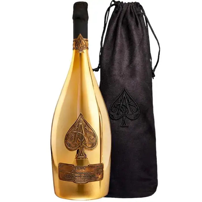 Champagne Armand de Brignac Brut Gold Jeroboam avec pochon - Champmarket