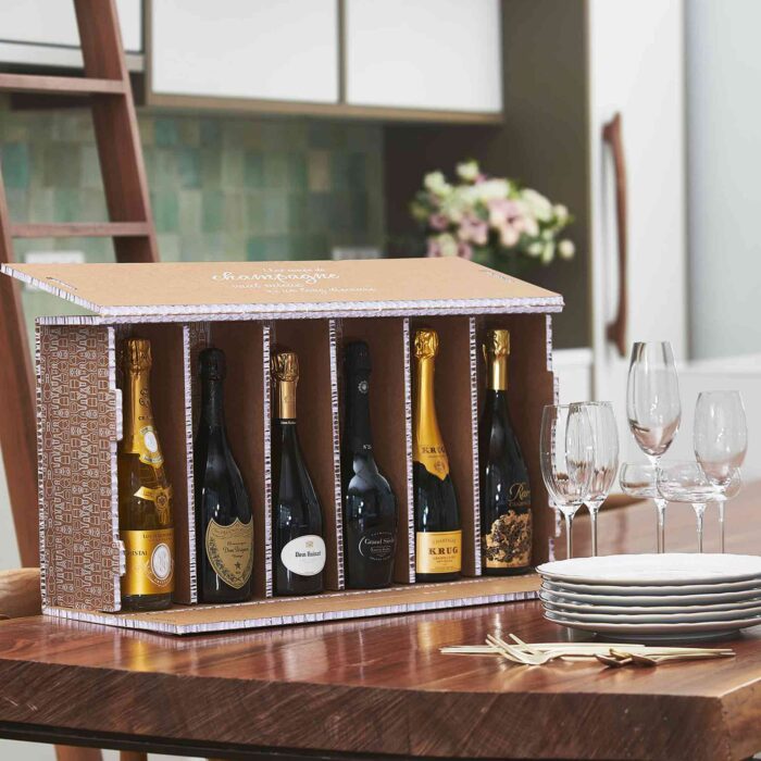 Coffret personnalisable 6 bouteilles de Champagne - Champmarket