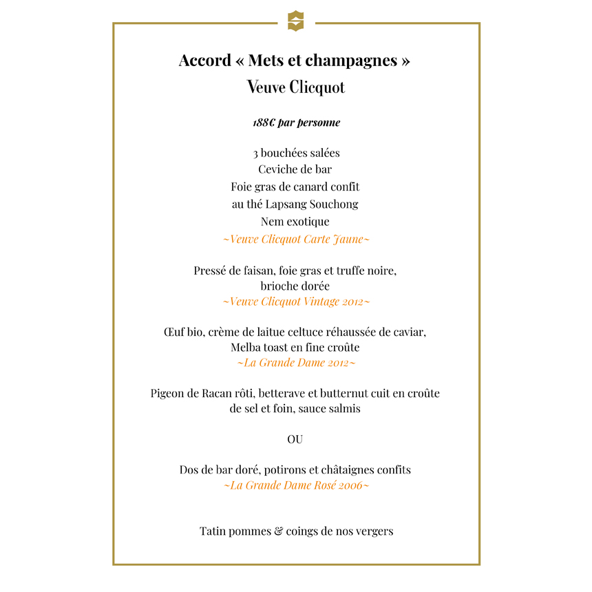 Dîner Mets & Champagnes Veuve Clicquot au Shangri-La Paris - Magazine Champmarket