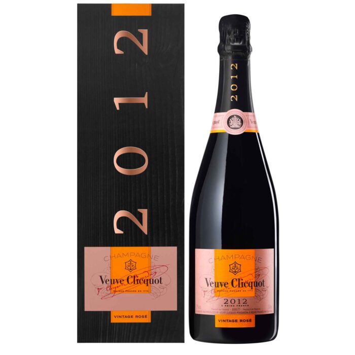 Champagne Veuve Clicquot Vintage Rosé 2012 Bottiglia con box - Champmarket