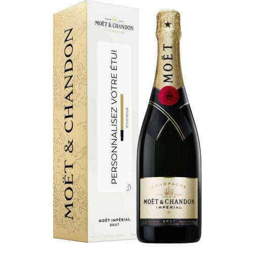 Champmarket Moet & Chandon Brut Imperial avec étui personnalisable - Champmarket