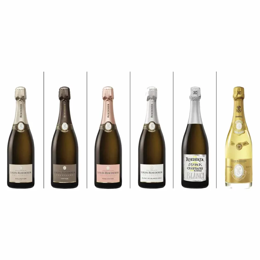 6 bouteilles Champagne Louis Roederer Brut 2008 coffret…