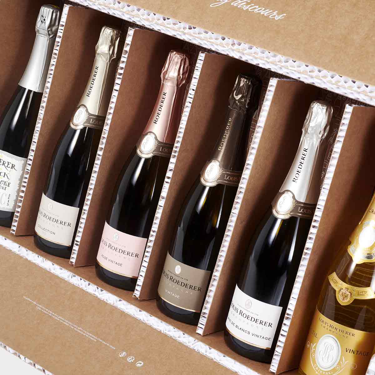 6 bouteilles Champagne Louis Roederer Brut 2008 coffret…